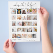 Quinn Who's That Baby 25 Photo Game チラシ (手)