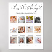Quinn Who's That Baby Photo Game Poster ポスター (正面)