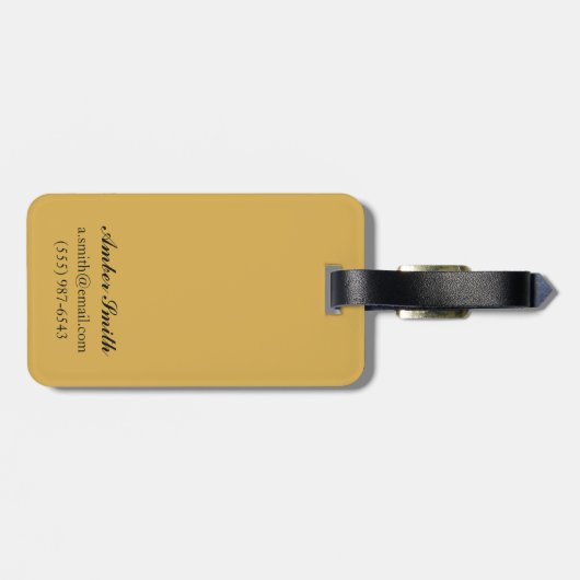 Quinquina Dubonnetの食前酒の昇進ポスター ラゲッジタグ (裏面横)