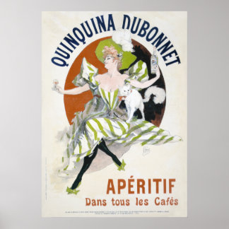 Quinquina Dubonnet Aperitif - Vinatgeポスター ポスター