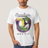 Quintana+Roo+ホルボックス+ビーチ+メキシコ Tシャツ (正面)