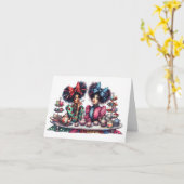 Quintelious 予測できな Cuppa時間 カード (黄色い花)