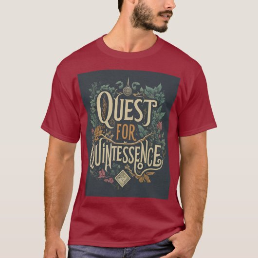 Quintesenseの探求 Tシャツ (正面)
