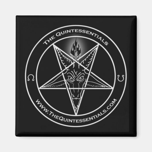 Quintesterals "Baphomet"ロゴマグネット マグネット (正面)