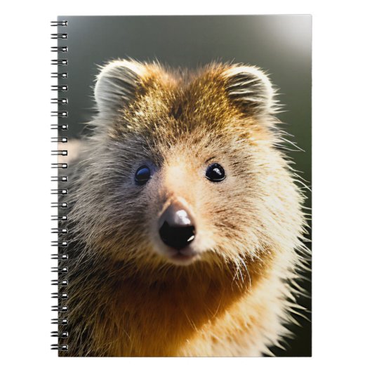 Quintin The Ginger Quokka，ノートブック ノートブック (正面)