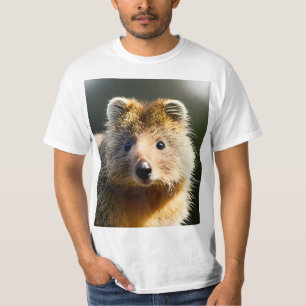 Quintin The Ginger Quokka、メンズバリューTシャツ Tシャツ