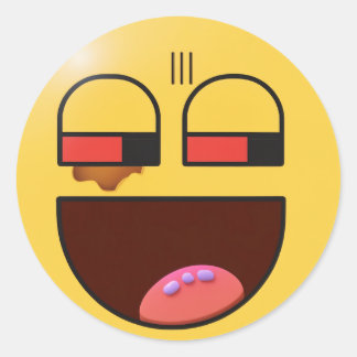 「Quips予測できな：ステッ笑わされるカー」 ラウンドシール