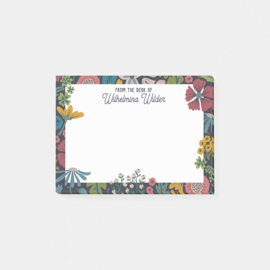 Quirky Abstract Florals From the Desk Of ポストイット (正面)