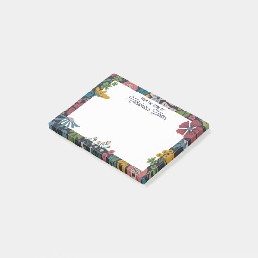 Quirky Abstract Florals From the Desk Of ポストイット (アングル)
