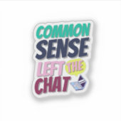 Quirky Aesthetic Sticker シール (正面)