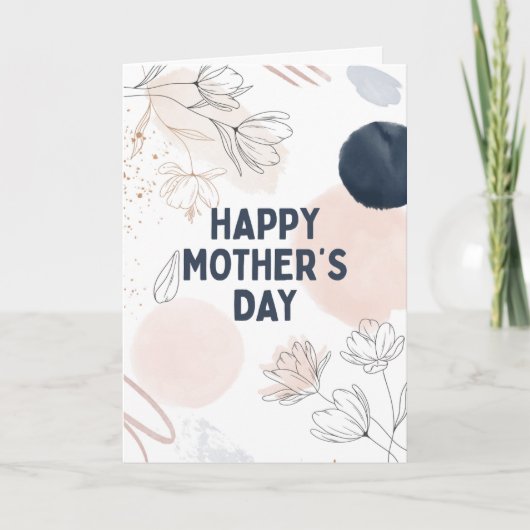 Quirky and fun Mothers Day Card カード (正面)