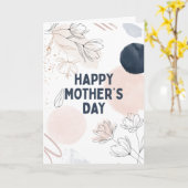 Quirky and fun Mothers Day Card カード (黄色い花)