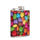 Quirky Colorful Candy Buttons フラスク (右)