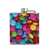 Quirky Colorful Candy Buttons フラスク (裏面)