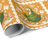 Quirky Goose Christmas Tree | Funny Holiday ラッピングペーパー (ロールコーナー)