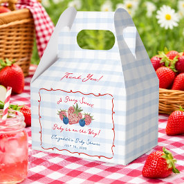 Quirky Hand Drawn Berry Sweet Baby Shower フェイバーボックス