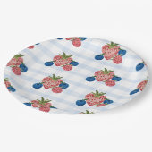 Quirky Hand Drawn Berry Sweet Baby Shower ペーパープレート (アングル)