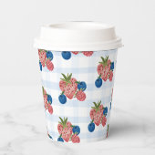 Quirky Hand Drawn Berry Sweet Baby Shower 紙コップ (裏面)