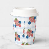 Quirky Hand Drawn Berry Sweet Baby Shower 紙コップ (右)