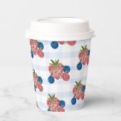 Quirky Hand Drawn Berry Sweet Baby Shower 紙コップ (正面)