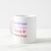 Quirky Hug Momfulness white コーヒーマグカップ (正面左)