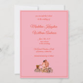 Quirky Kitschy Retro Photo Wedding Invitation カード (正面)