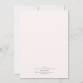 Quirky Lady's Retirement Party Invitation 招待状 (裏面)