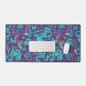 Quirky Monster Doodle Delight デスクマット (キーボード&マウス)