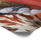 Quirky Parrot Bathroom Wall Art Print 'I See ポスター (角)