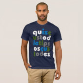 Quis Custodiet Tシャツ (正面フル)