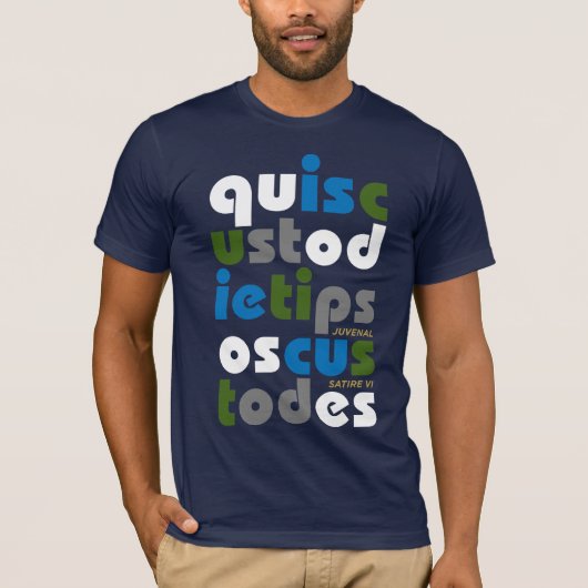Quis Custodiet Tシャツ (正面)
