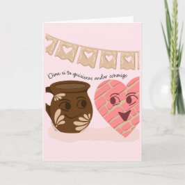 Quisiera Andar Conmigo Valentine Card カード