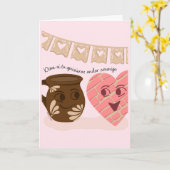 Quisiera Andar Conmigo Valentine Card カード (黄色い花)