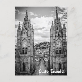 Quito，エクアドルBasilica del Voto Nacional ポストカード