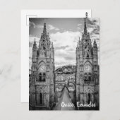 Quito,エクアドルBasilica del Voto Nacional ポストカード (正面/裏面)