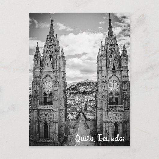 Quito,エクアドルBasilica del Voto Nacional ポストカード (正面)