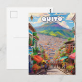 Quito, a city perched in the Andes ポストカード (正面/裏面)