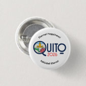 Quito Ecuador 2026 International Convention Pin 缶バッジ (正面&裏面)