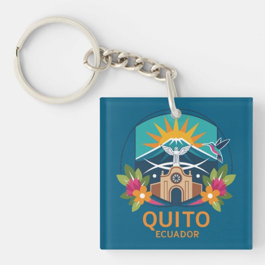 Quito Ecuador South America キーホルダー (正面)