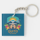 Quito Ecuador South America キーホルダー (裏面)