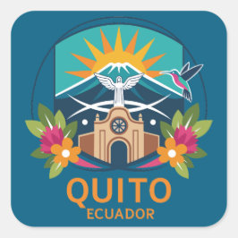 Quito Ecuador South America スクエアシール