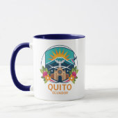 Quito Ecuador South America マグカップ (左)