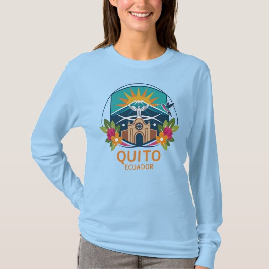Quito Ecuador South America Tシャツ (正面)