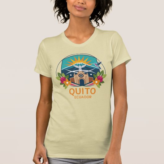 Quito Ecuador South America Tシャツ (正面)