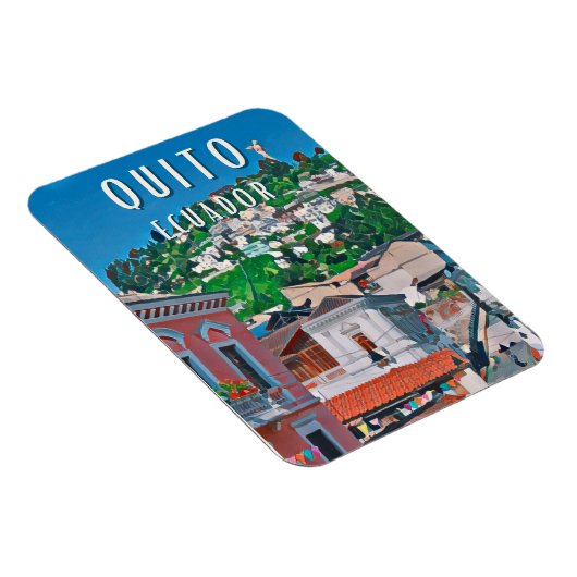 Quito, la capitale équatorienne マグネット (右側)