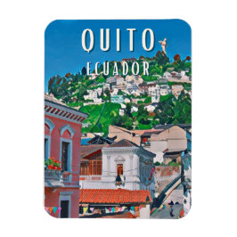 Quito, la capitale équatorienne マグネット