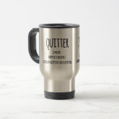 Quitter Retirement Gift、おもしろいRetirement Gift Co トラベルマグ (正面左)