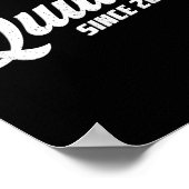 Quitter Since 2024 Non-smoker Quit Smoking  ポスター (角)