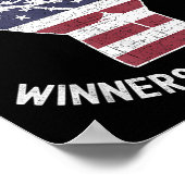 Quitters Never Win And Winners Never Quit Motivati ポスター (角)