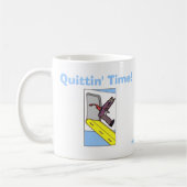 Quittinの時間! -スティーブンのスレート工 コーヒーマグカップ (左)